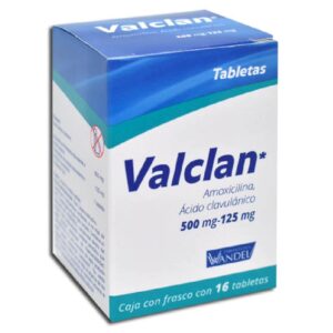 VALCLAN 500MG/125MG TAB C16
