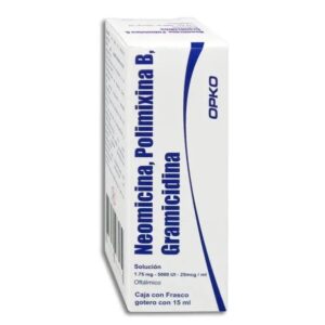 NEOMICI POLIMIXI B GRAMICIDI 1 SOL 15 ML