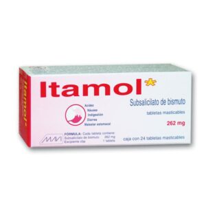 ITAMOL TAB 262 MG C/24 (Pepto)