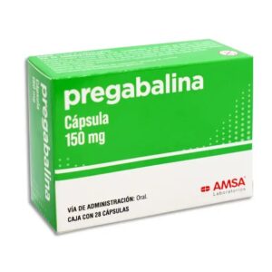PREGABALINA CAPS 150 MG C/28