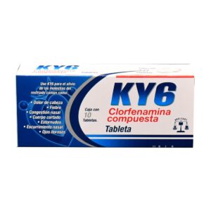 KY6 10 TAB 500/25/5/4 MG