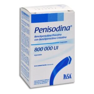 PENISODINA INY C/1 FCO AMP 800,000 UI/2 ML