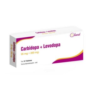 LEVODOPA/CARBIDOPA 250/25G C/100 COMPRIMIDOS