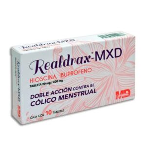 REALDRAX -MXD BUTILHIOSCINA IBUPROFENO 20MG/400MG TABS C/10 Anti Colico Menstrual