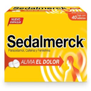 SEDALMERCK 500/50/5 MG 40 TABLETAS
