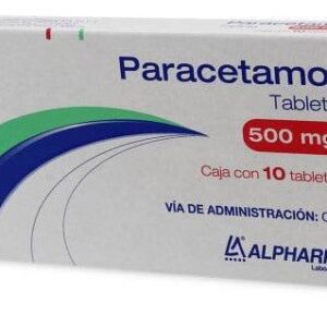 PARACETAMOL 500MG C/10 TABLETAS (ALPHARMA)