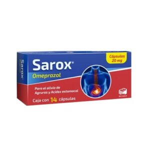 SAROX OMEPRAZOL CAPS 20 MG C/14