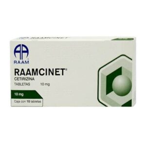 RAAMCINET CETIRIZINA TAB 10 MG C/10