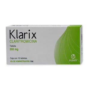 KLARIX CLARITROMICINA 500 MG TAB C10