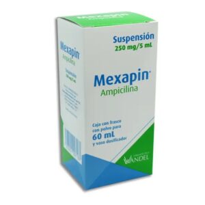 MEXAPIN AMPICILINA 250 MG SUSP 60 ML