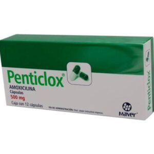 PENTICLOX AMOXICILINA 500 MG CAP C12