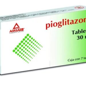 PIOGLITAZONA TAB 30 MG C/7
