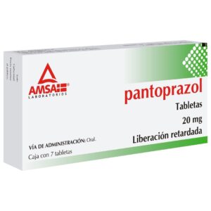 PANTOPRAZOL TAB 20 MG C/7