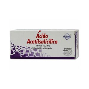 ACIDO ACETILSALICILICO 100 MG TAB C30
