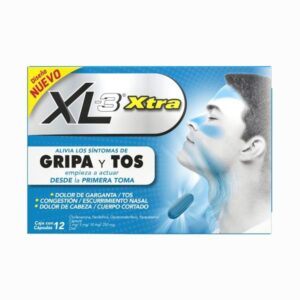 XL-3 XTRA GRIPA Y TOS 250/5/2/10MG CAP C/12