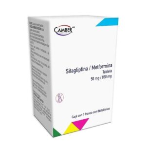 SITAGLIPTINA/METFORMINA 50/850 MG TBLS C/56