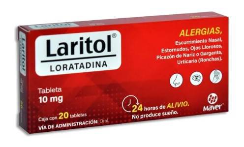 LARITOL TAB 10 MG C/20