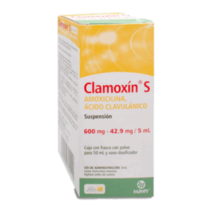 CLAMOXIN 600 MG SUSP C50 ML