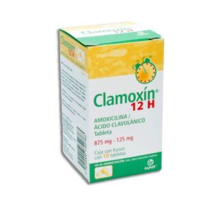 CLAMOXIN-12H 875 MG TAB C10