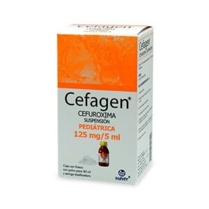 CEFAGEN 125 MG SUSP 50 ML