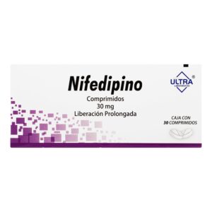NIFEDIPINO 30 COMP 30 MG LP