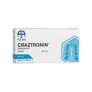CRAZTRONIN AZITROMICINA MG TAB C3