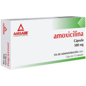 AMOXICILINA 500 MG CAP C12