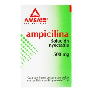 AMPICILINA INY 500 MG C/1