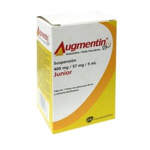 AUGMENTIN 12H 400MG SUSP 60ML