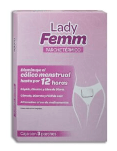 LADY FEMM PARCHE TERMICO C/3