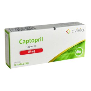 CAPTOPRIL 30 TAB 25 MG