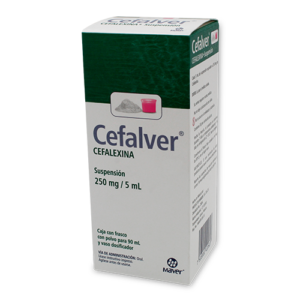 CEFALVER 250 MG SUSP 90 ML