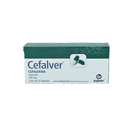 CEFALVER 500 MG CAP C12