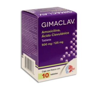 GIMACLAV 500 MG TAB C10