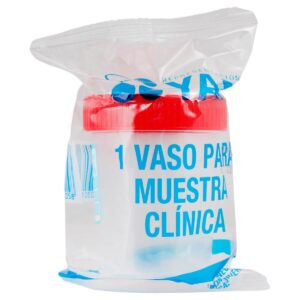VASO PARA MUESTRA CLINICA 1PZA 100 ML