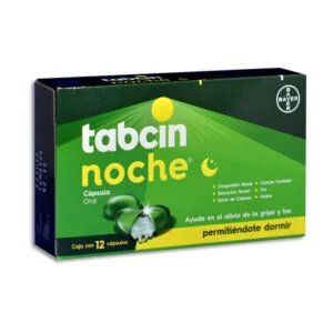 TABCIN NOCHE 325MG/10MG 12 CAPS