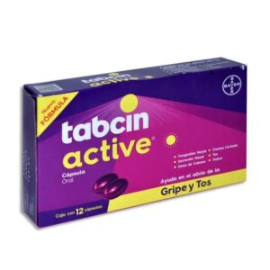TABCIN ACTIVE 325MG/10MG 12CAPS