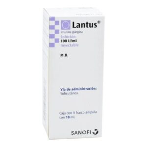 LANTUS 100UI 10ML F.A. INSULINA GLARGINIA