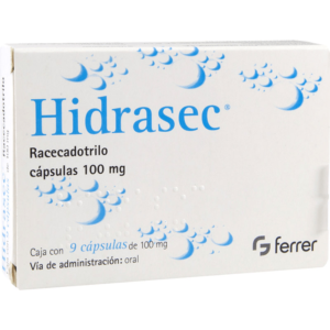 HIDRASEC 100 MG CAP C/9