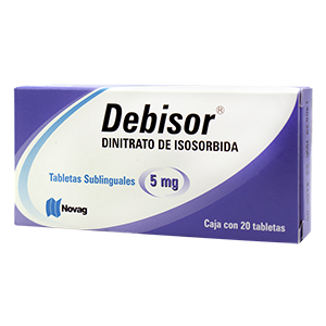 DEBISOR 5 MG TBLS SL C/20