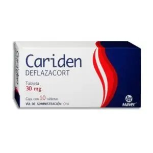 CARIDEN DEFLAZACORT 30MG C/10 TBLS