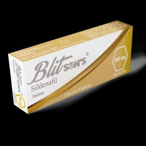 BLITSONS 100 MG TBSL SILDENAFIL MASTICABLES SABOR MENTA C/4