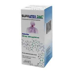 SUPRATEX DAC (AMBROX/LEVODRO) 120ML SOL