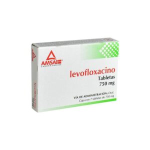 LEVOFLOXACINO 750 MG TAB C7