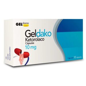 GELDAKO KETOROLACO 10 MG CAP C/10