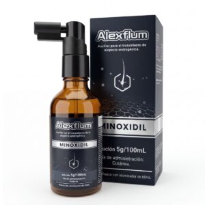 ALEXFLUM MINOXIDIL SOL 60 ML (Tratamiento anti caída de cabello)
