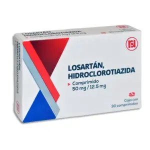 LOSARTAN/HIDROCLOROTIAZIDA 50/12.5 TBLS C/30