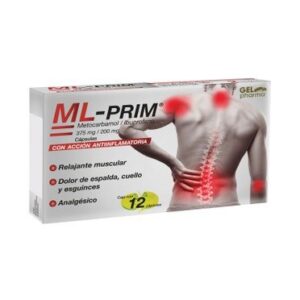 ML-PRIM IBUPROFENO/METOCARBAMOL CAPS 375MG/200MG