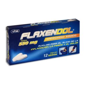 FLAXENDOL (NAPROXENO) TAB 550 MG C/12