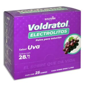 VOLDRATOL ELECTROLITOS UVA 28.12 GR CAJA C/25